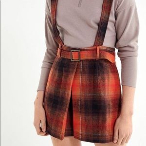 UO Matilda Cross-Back Pinafore Dress